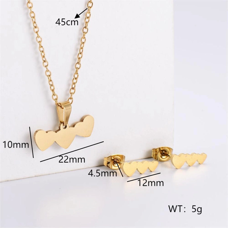 Jewelry Simple Style Classic Style Infinity Dollars Butterfly 304 Stainless Steel Jewelry Set