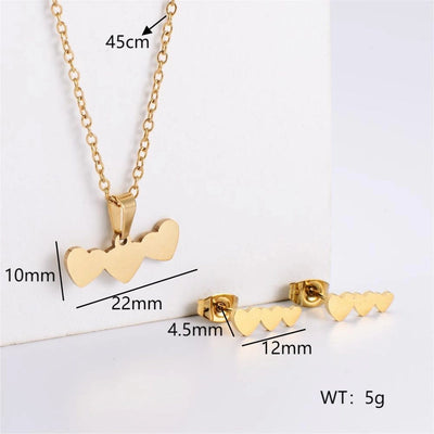 Jewelry Simple Style Classic Style Infinity Dollars Butterfly 304 Stainless Steel Jewelry Set