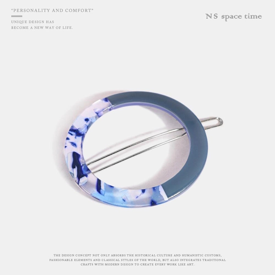 womens round plated acrylic hair accessories nhqs123653