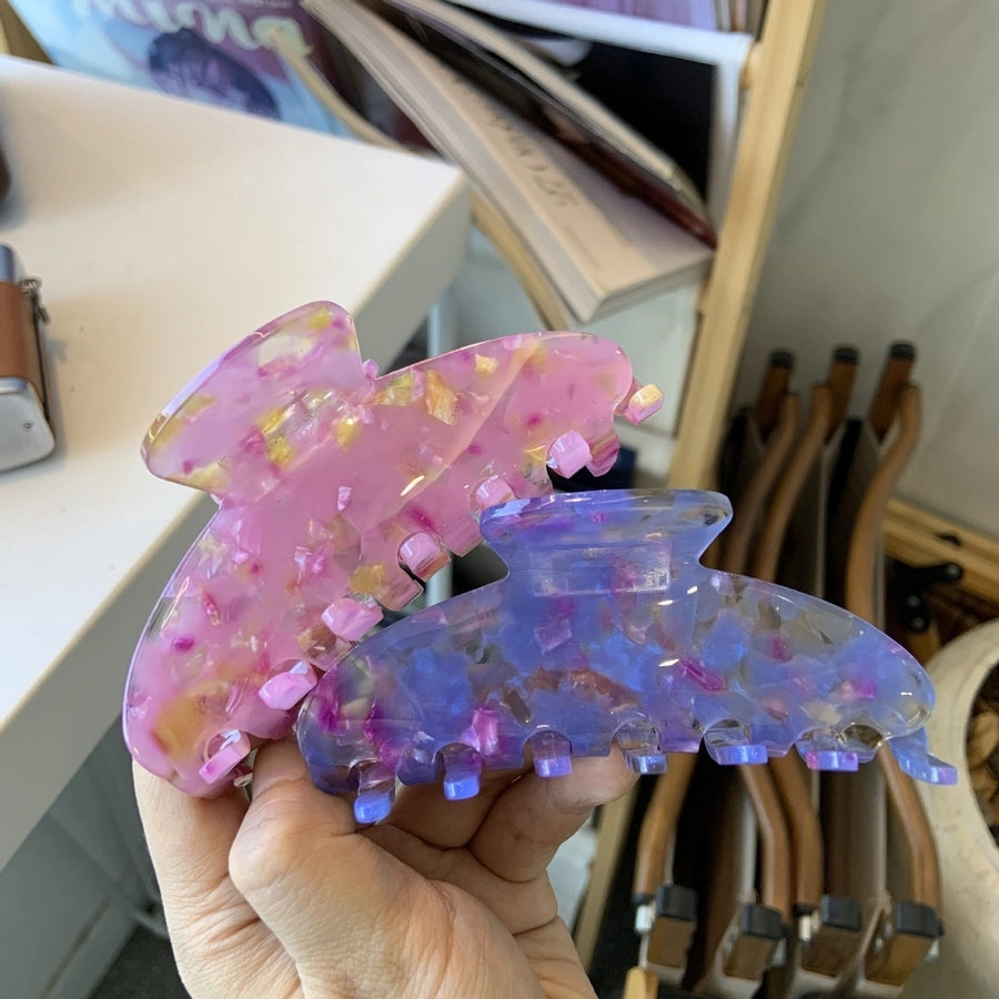 Women's Simple Style Classic Style Solid Color Acetic acid sheets Hair Claws