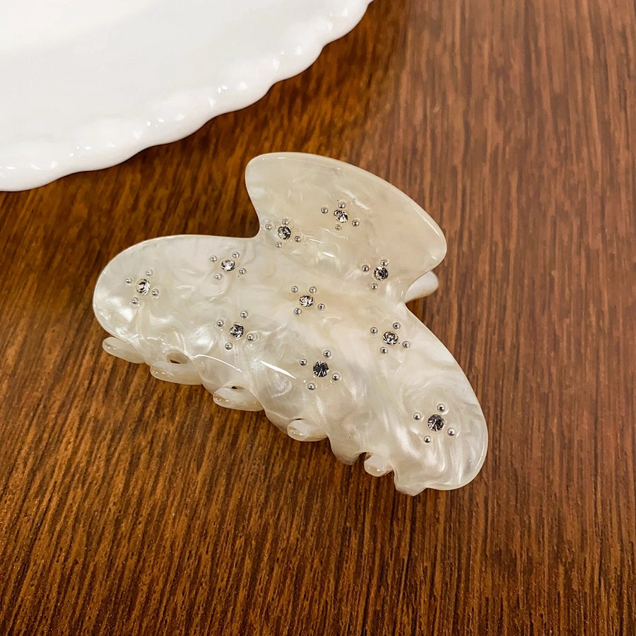 Women's IG Style Sweet Shiny Flower Arylic Inlay Artificial Diamond Hair Claws