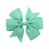 fashion baby v-shaped ribbed ribbon bow hairpin hair accessories