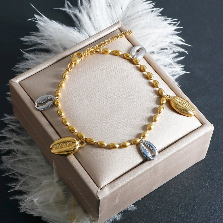 Jewelry IG Style Marine Style Commute Conch 304 Stainless Steel Bracelets Earrings Necklace