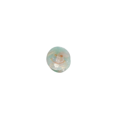 cartoon style Smile face acetic acid sheets printing hair clip