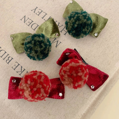 Women's IG Style Round Inlay Rhinestones Hair Clip