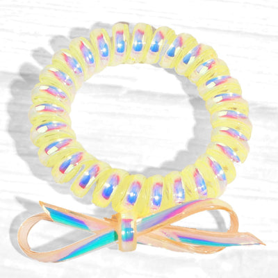 fashion bow knot telephone line hair tie 1 piece