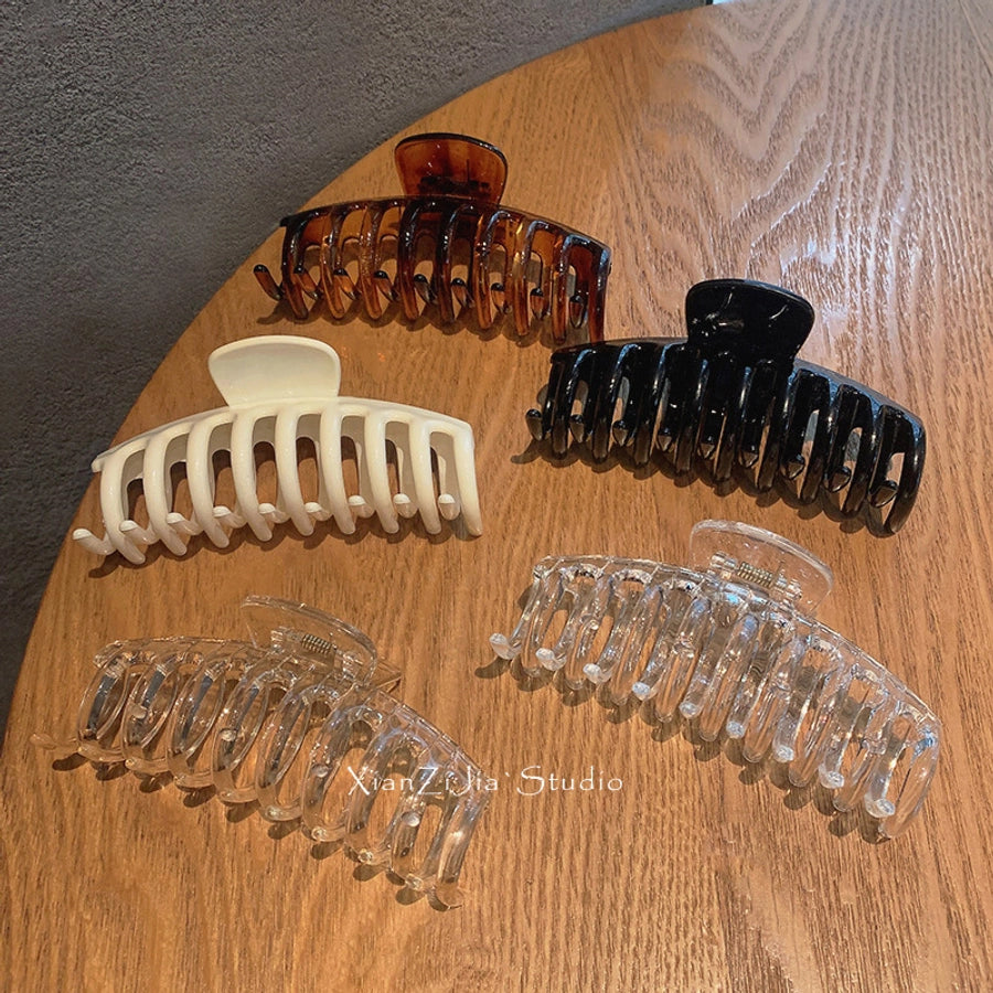 jewelry resin glossy transparent retro catch clip