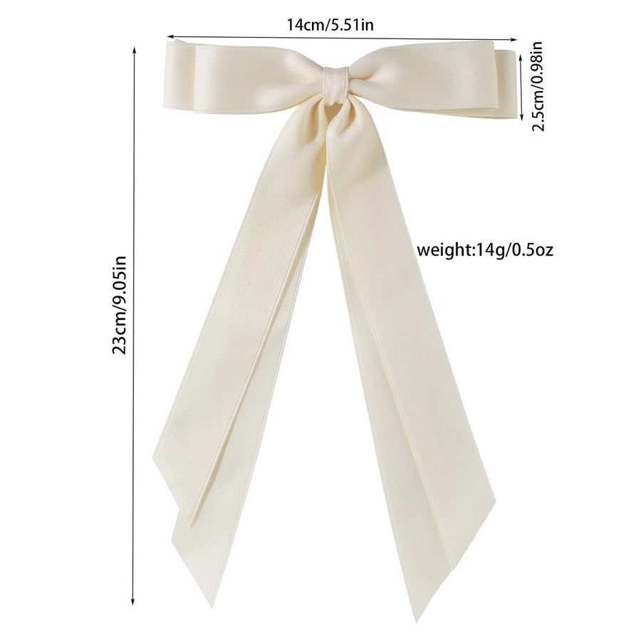 Guanyang  New Arrival 2.5cm Polyester Cotton Double Bow Barrettes Duckbill Clip Sweet Hair Pin Bar Shaped Hair Clip