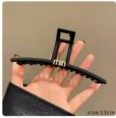 fashion flower metal plating artificial rhinestones hair claws 1 piece