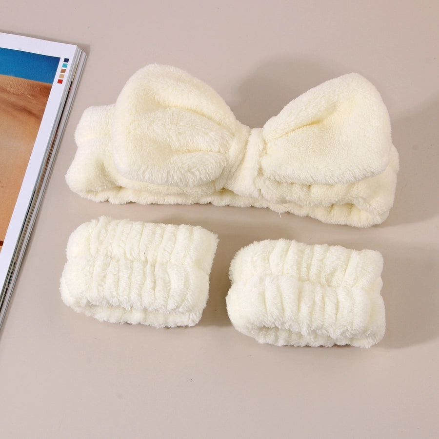 simple style bow knot cloth hair band