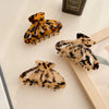 Women's Simple Style Marble Acetic acid sheets Handmade Hollow Out Hair Claws