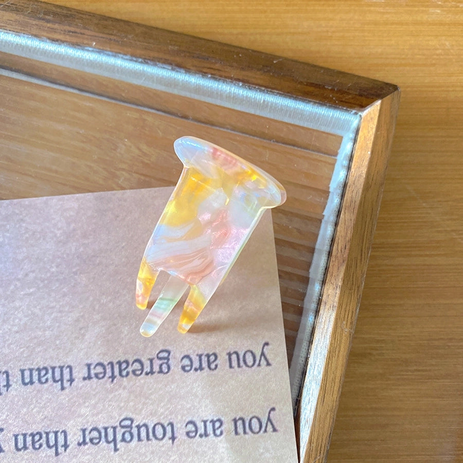 Women's Simple Style Floral Acetic acid sheets Polishing Hair Claws