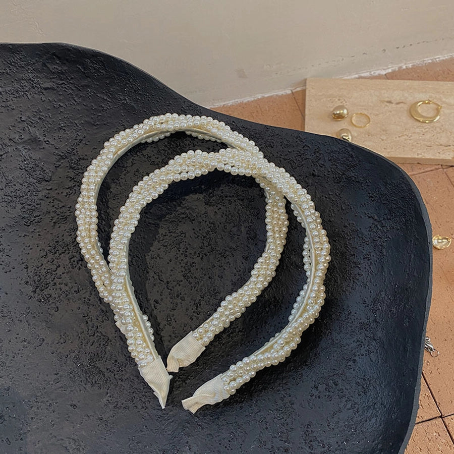 sweet twist imitation pearl hair band