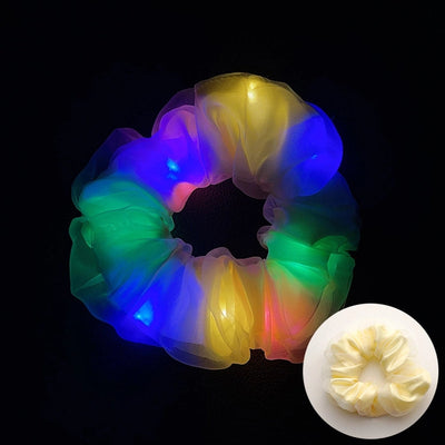 Women's Casual Simple Style Round Dots Solid Color Cloth Hair Tie