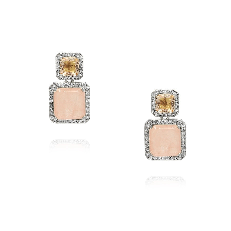 1 Pair Simple Style Commute Geometric Copper Ear Studs