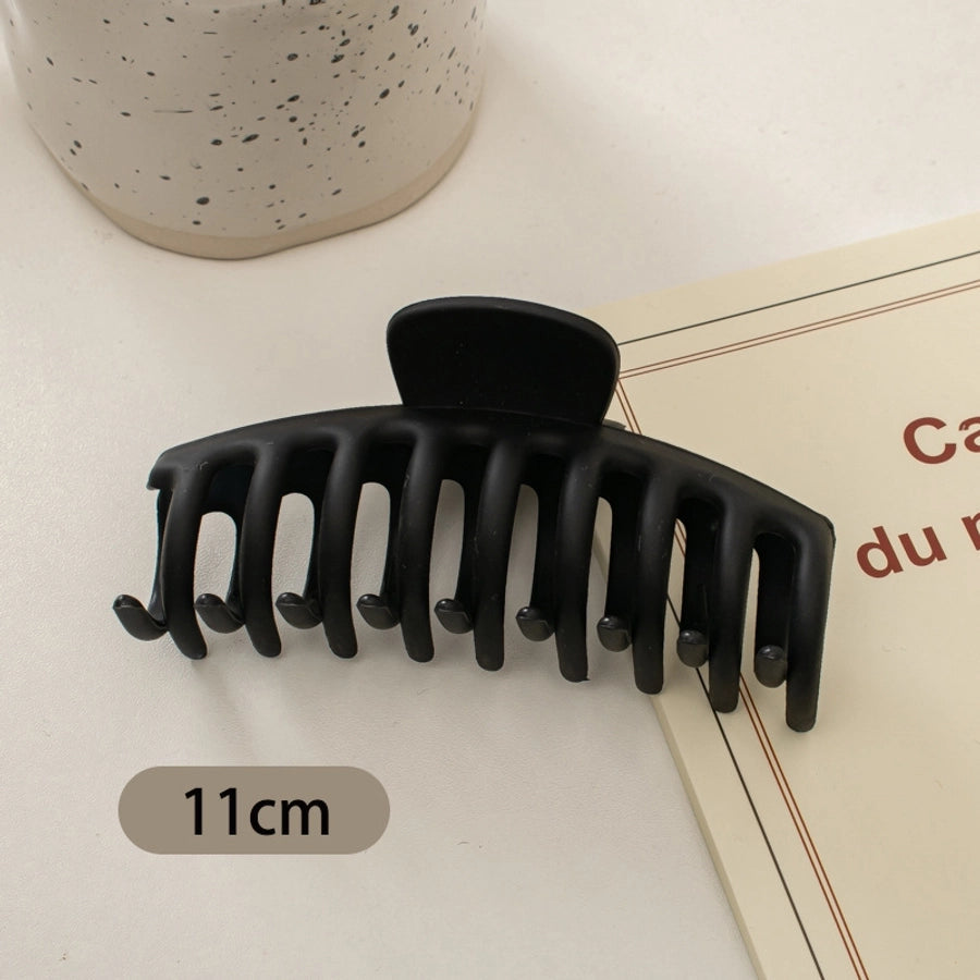 simple style solid color plastic hair claws 1 piece