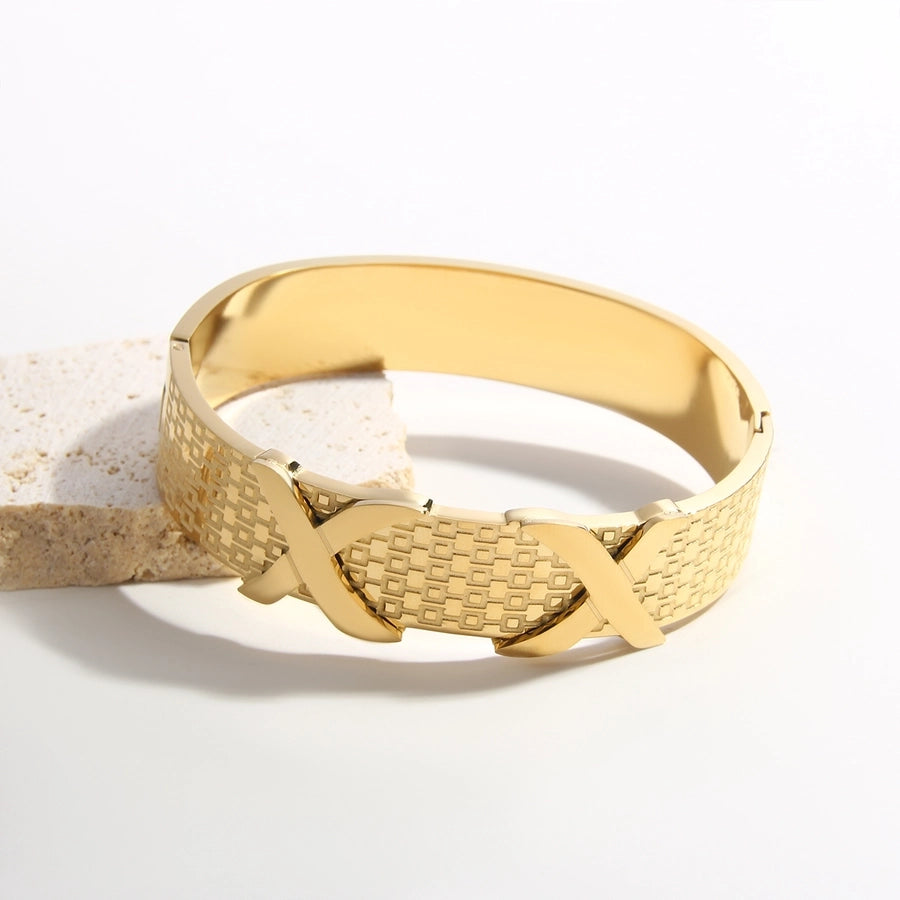 IG Style Simple Style Geometric 304 Stainless Steel  Bangle