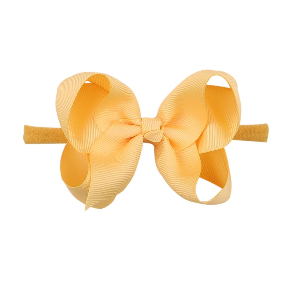 2337 20 color bubble flower headband new children bow nylon hair band  baby hair accessories