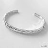 Casual Elegant Heart Shape 304 Stainless Steel 16K Gold Plated White Gold Plated Bracelets Bangle In Bulk