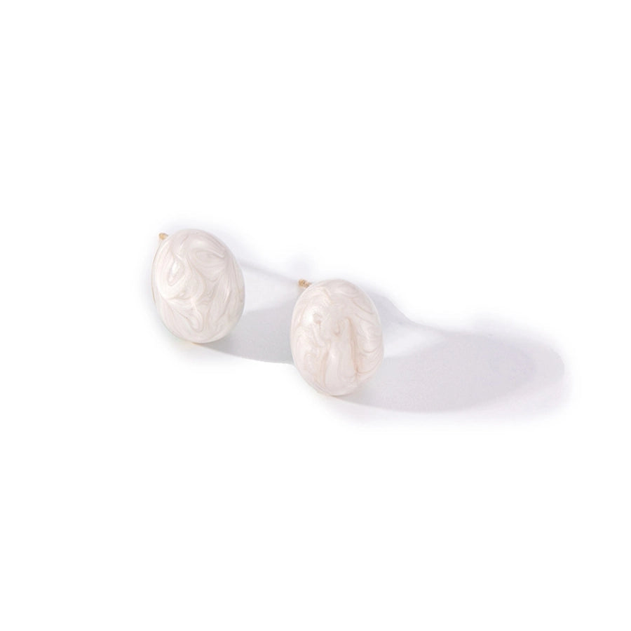 1 Pair Casual Simple Style Geometric Plating Titanium Steel Ear Studs