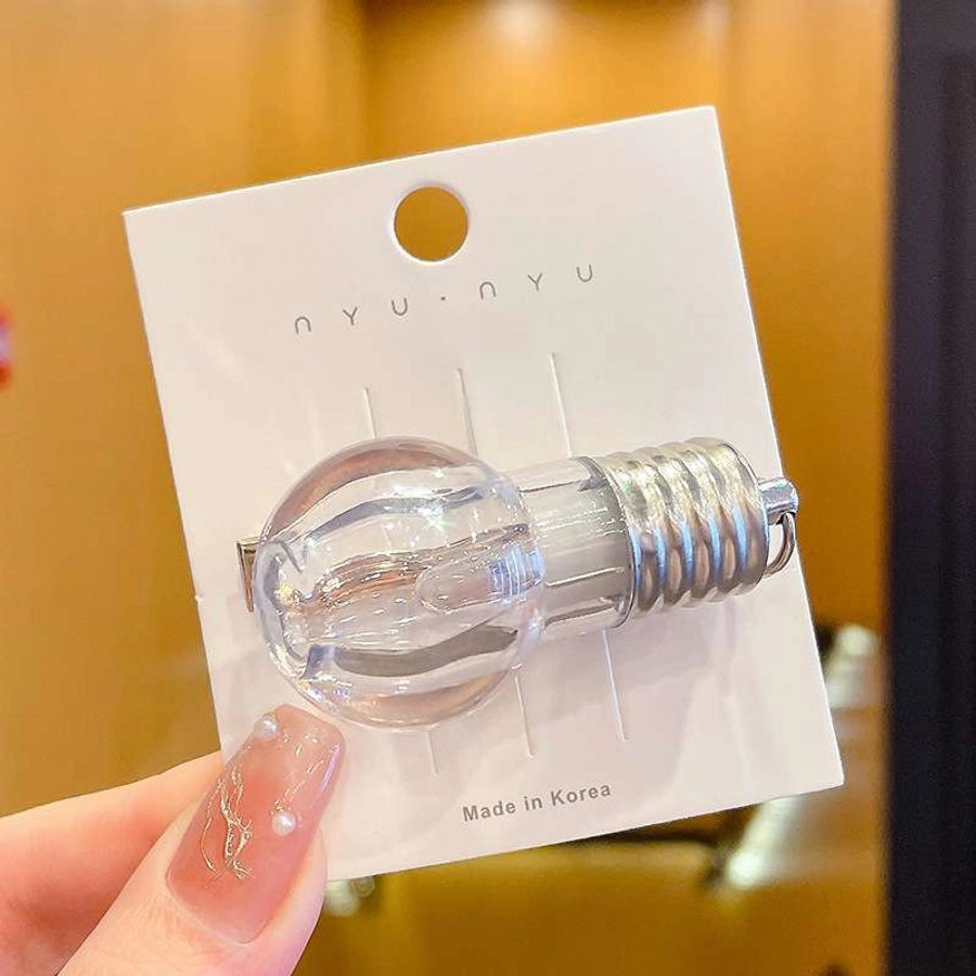 Women's Funny Cool Style Scissors Bulb Mixed materials Hair Clip