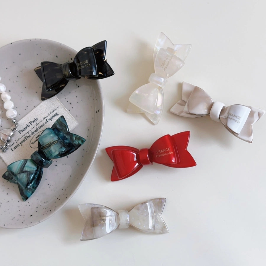 IG Style Women's Bow Knot Acetic acid sheets Hair Clip