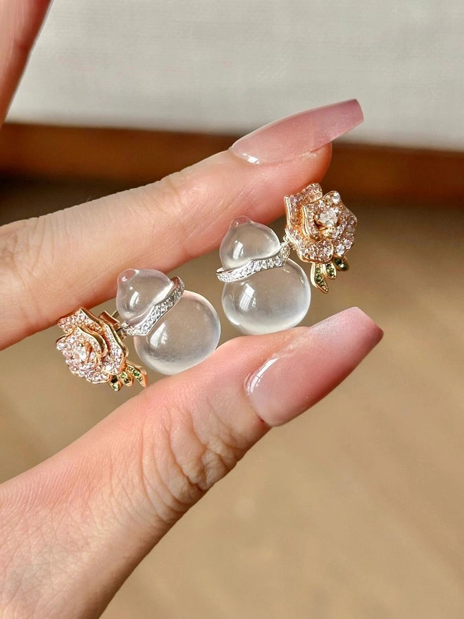 925 Sterling Silver Plating Flowers Plant Flowers