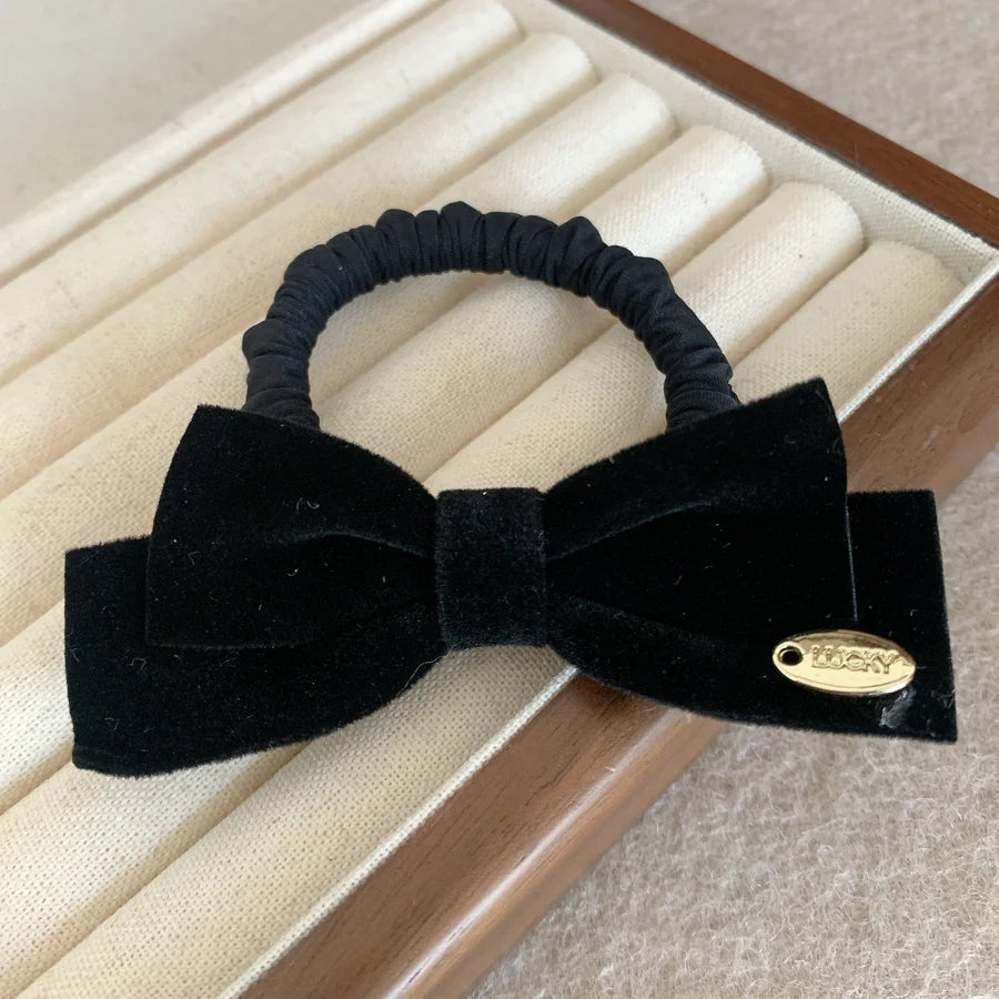 Women's Elegant Bow Knot Cloth Hair Clip Hair Tie