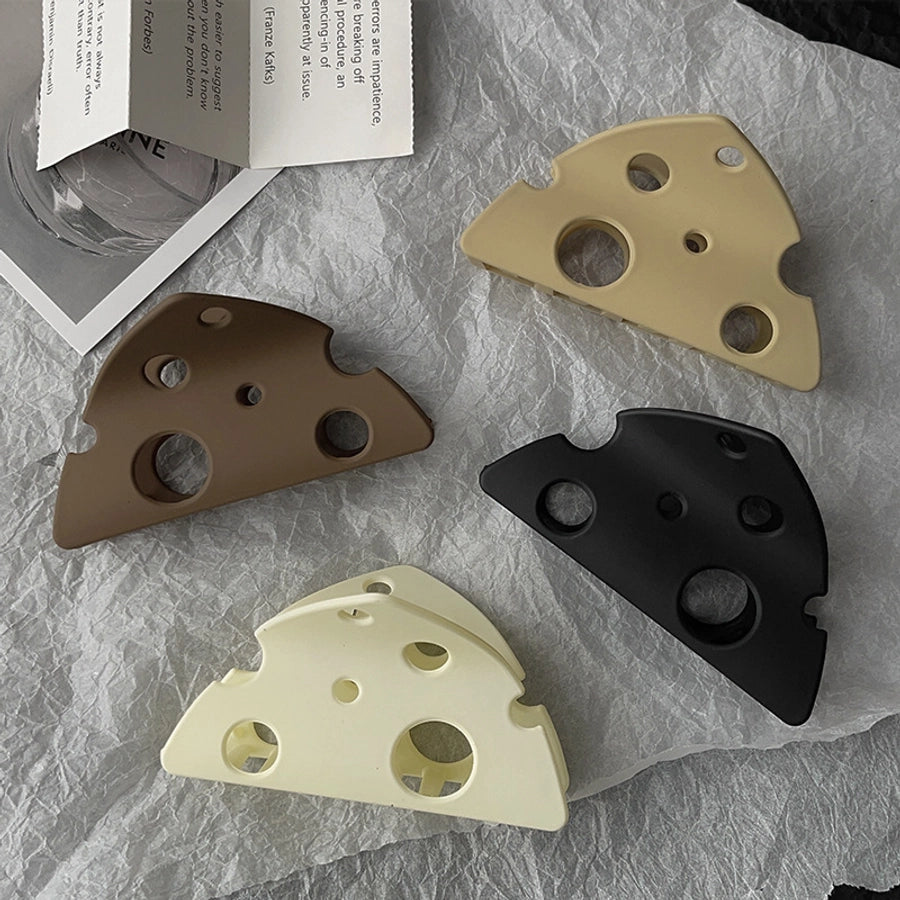 Women's Cute Cheese Plastic Hair Claws