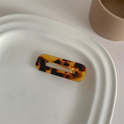 simple style flower acetic acid sheets printing hair clip 1 piece