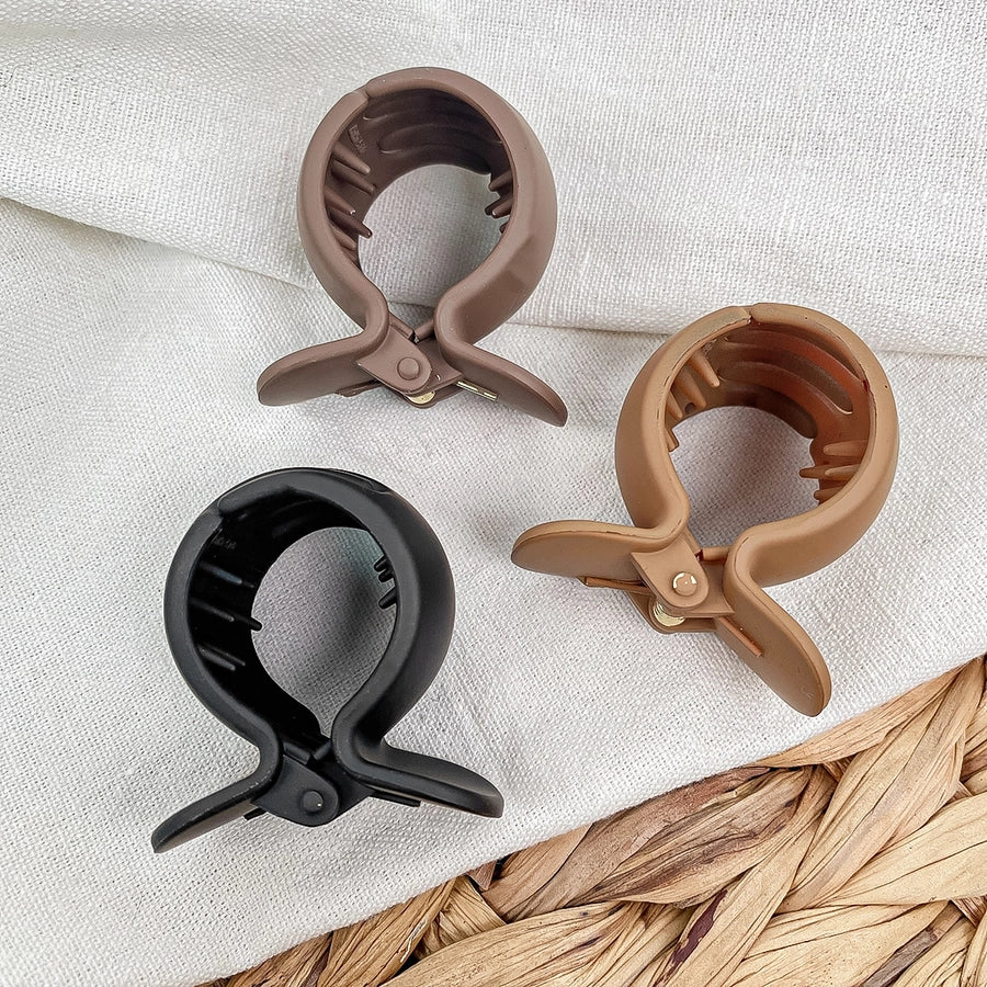 Women's Simple Style Solid Color Hair Claws