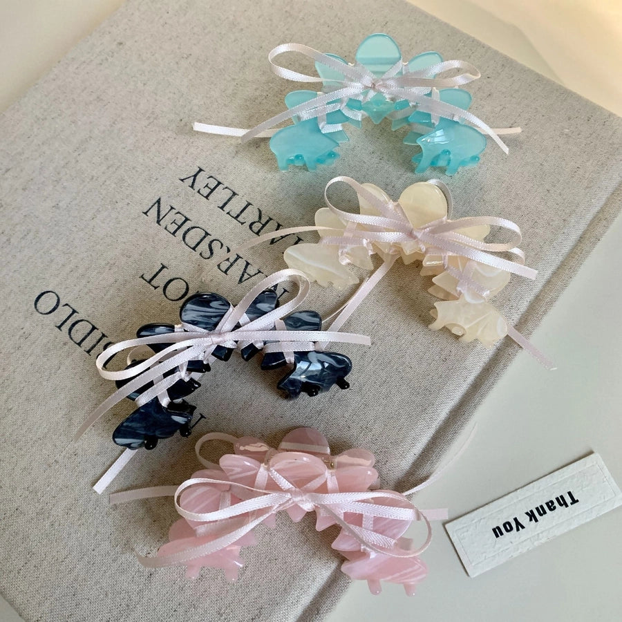 Women's Simple Style Classic Style Bow Knot Acetic acid sheets Hair Claws