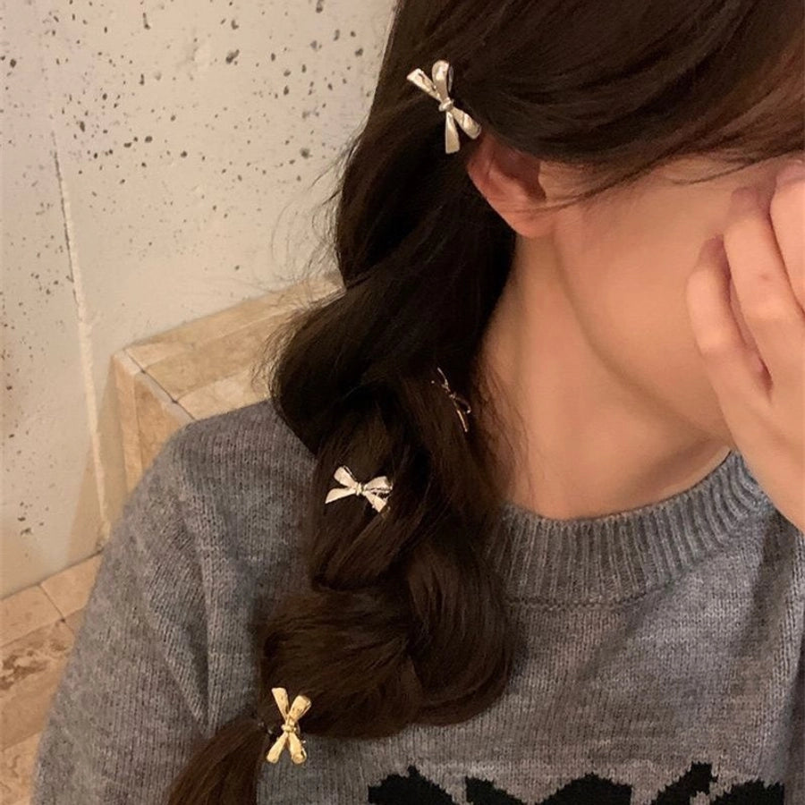 Women's IG Style Bow Knot Alloy Plating Hair Clip