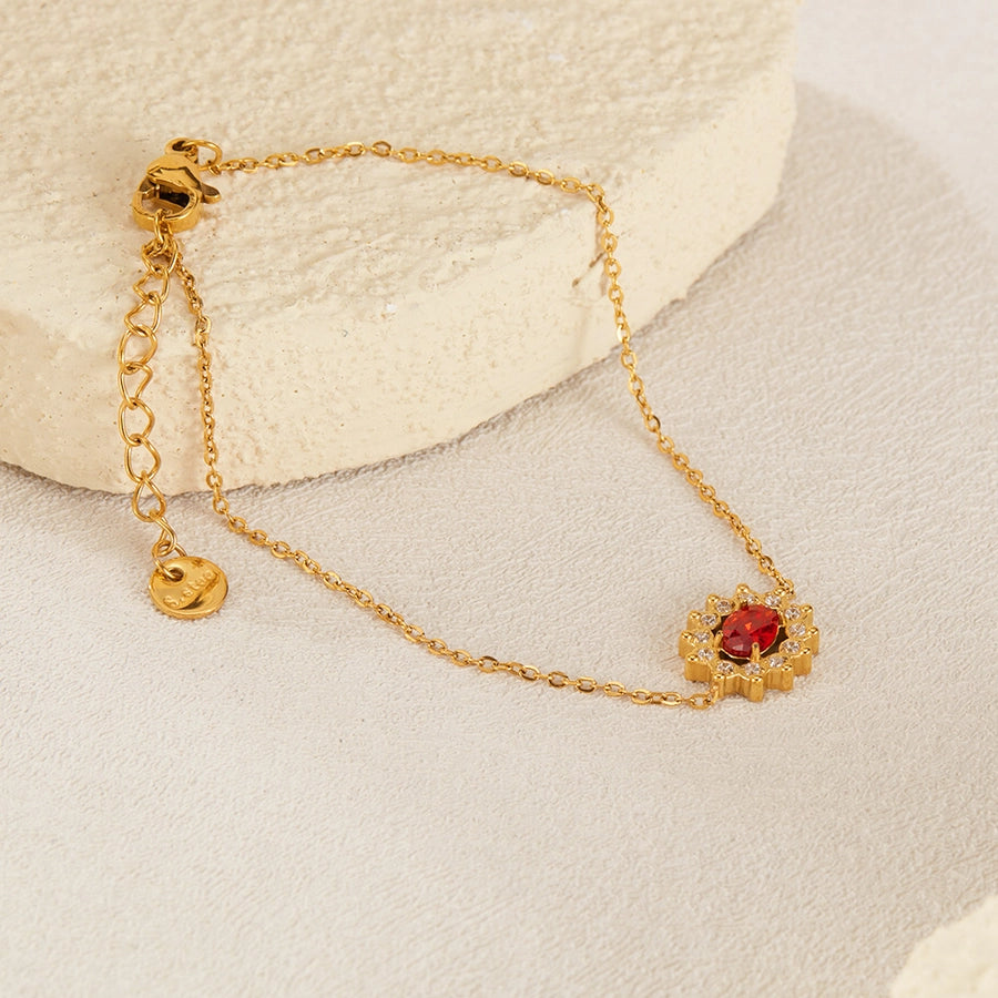 Simple Style Geometric 304 Stainless Steel cable chain Bracelets In Bulk