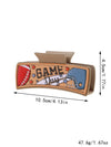 Women's Casual Preppy Style Simple Style Letter Rugby Pu Leather Hair Claws