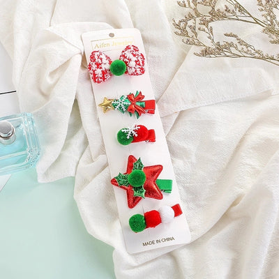 Christmas Vintage Style Ethnic Style Women's Christmas Tree Star Hair Clip