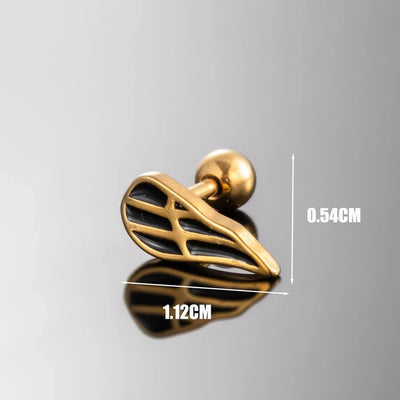 1 Piece IG Style Classic Style Cool Style Geometric Round 316 Stainless Steel  Ear Studs