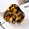 simple style color block acetic acid sheets carving hair claws 1 piece