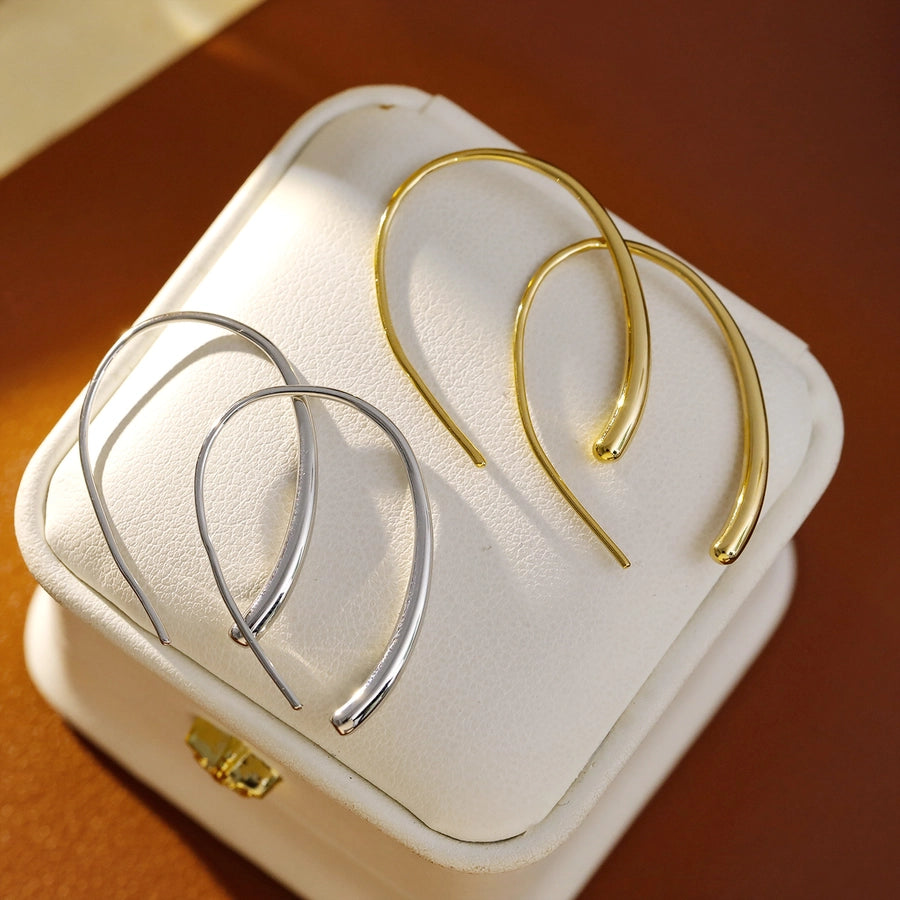 1 Piece Classic Style Geometric Copper 14K Gold Plated White Gold Plated Earrings