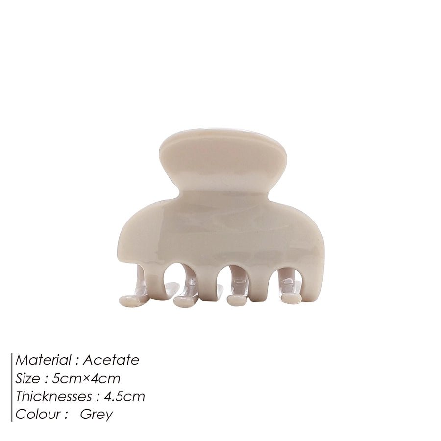 Women's Cute Simple Style Solid Color Acetic acid sheets Hair Claws