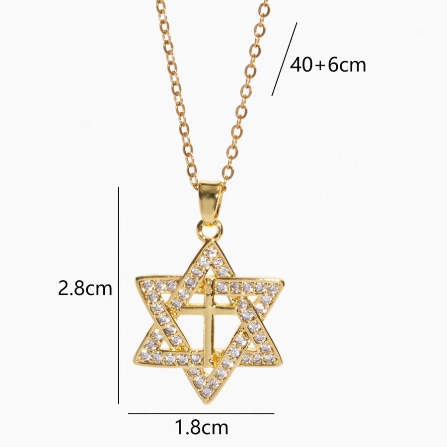 Copper Plating Heart Shape Pendant Necklace