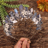 Women's Simple Style Classic Style Color Block Alloy Inlay Crystal Rhinestones Hair Band
