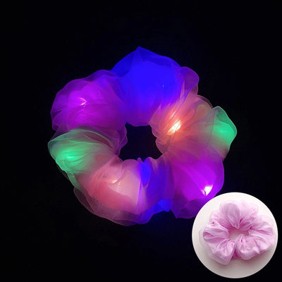 Women's Casual Simple Style Round Dots Solid Color Cloth Hair Tie