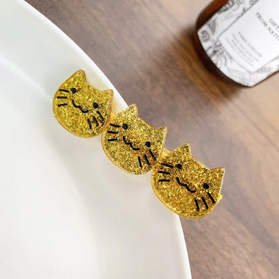 Women's Cute Cat Acetic acid sheets Hair Clip