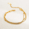 Basic Simple Style Geometric 304 Stainless Steel Bracelets In Bulk