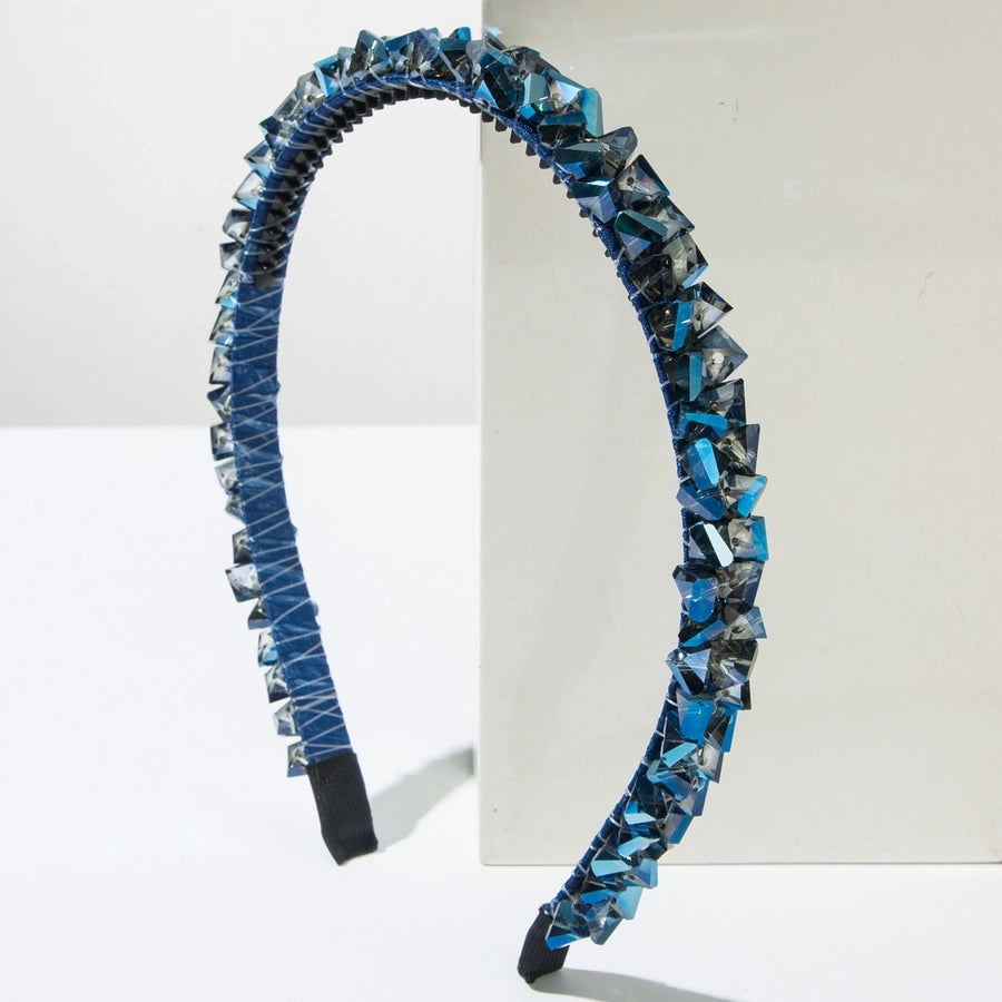 Women's Casual Elegant Multicolor Alloy Cloth Inlay  Hair Band