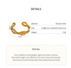 Jewelry French Style IG Style Geometric Titanium Steel Plating Open Rings