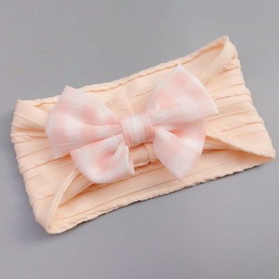 Kid'S Japanese Style Bow Knot Nylon Cloth Hair Band