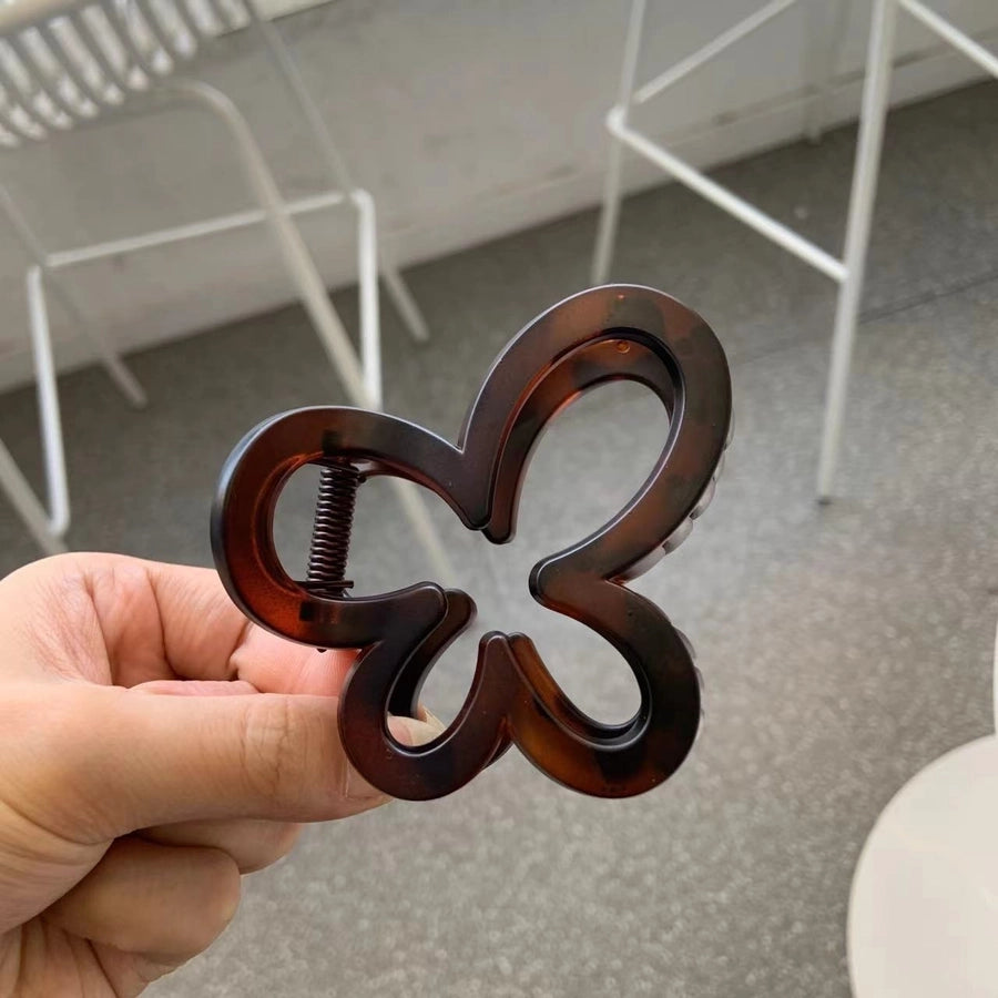 Women's Simple Style Solid Color Acetic acid sheets Polishing Hair Claws