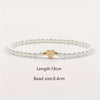 Elegant Simple Style Letter Heart Shape 304 Stainless Steel Artificial Pearl Bracelets In Bulk